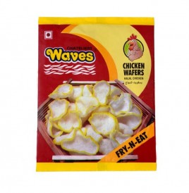 Chateliers Waves Chicken Wafers Halal Chicken  Pack  100 grams